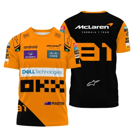 2024 Oscar Piastri Racing Suit McLaren F1 T-Shirt BLVAOP150825A5TS