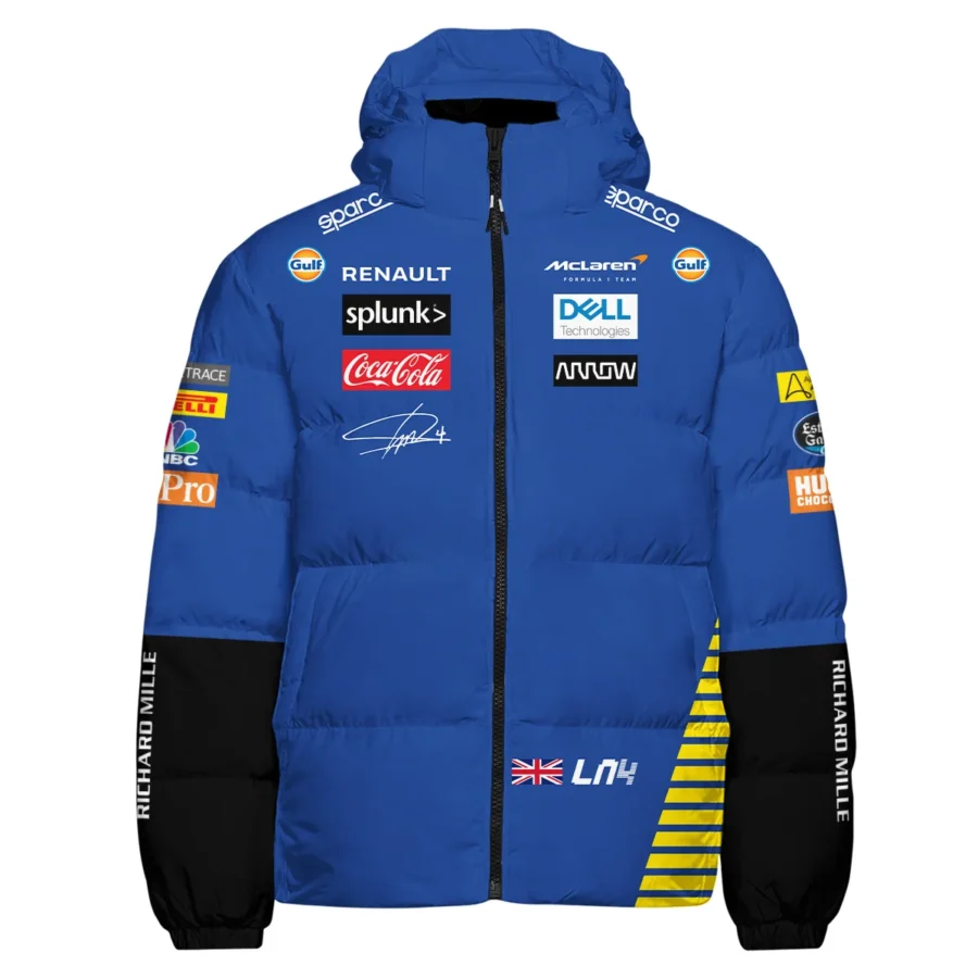 2020 Lando Norris Racing Suit McLaren F1 Down & Puffer Jackets BLVALN120825A1HCJ