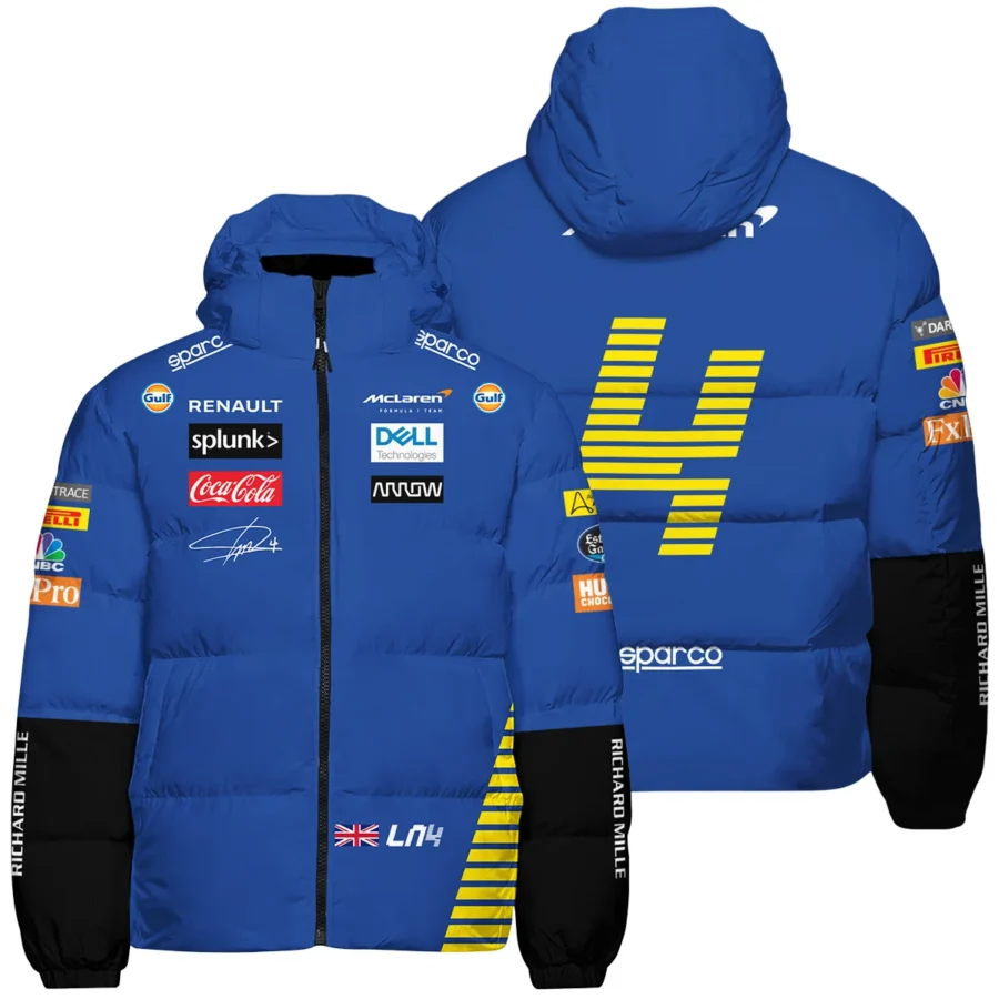2020 Lando Norris Racing Suit McLaren F1 Down & Puffer Jackets BLVALN120825A1HCJ