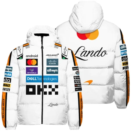 2025 Lando Norris Racing Suit McLaren F1 Down & Puffer Jackets BLVALN120825A4HCJ