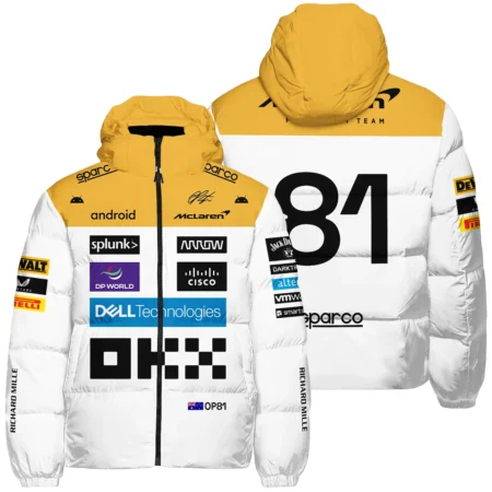 2023 Oscar Piastri Racing Suit McLaren F1 Down & Puffer Jackets BLVAOP150825A2HCJ