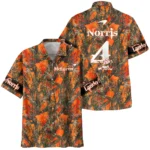 Lando Norris Hunting Camo McLaren F1 Hawaiian Shirt BLNR2825A1HW