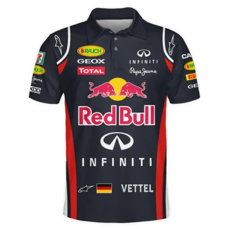 2011 Sebastian Vettel Racing Suit Red Bull Racing F1 Polo Shirt BLVASV110925A6PL