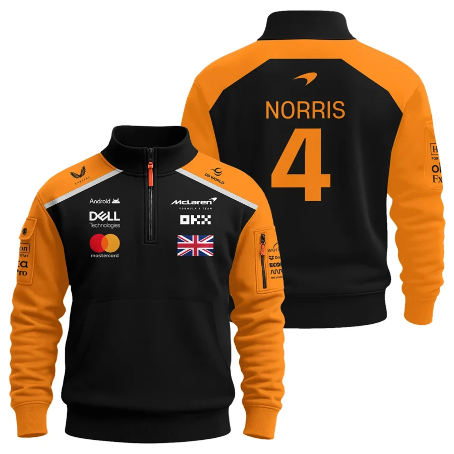 Lando Norris McLaren Formula One Exclusive Sweatshirt Zipper BLF1290325A2MCLSHZ