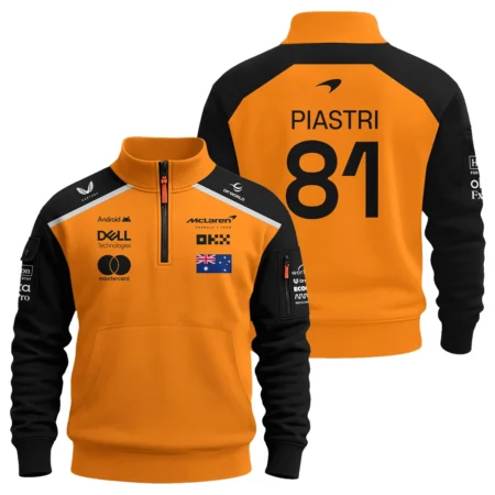 Oscar Piastri McLaren Formula One Exclusive Sweatshirt Zipper BLF1290325A3MCLSHZ