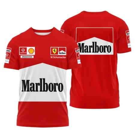 2004 WDC Michael Schumacher Racing Suit Ferrari F1 T-Shirt BLVAMC020925A12TS