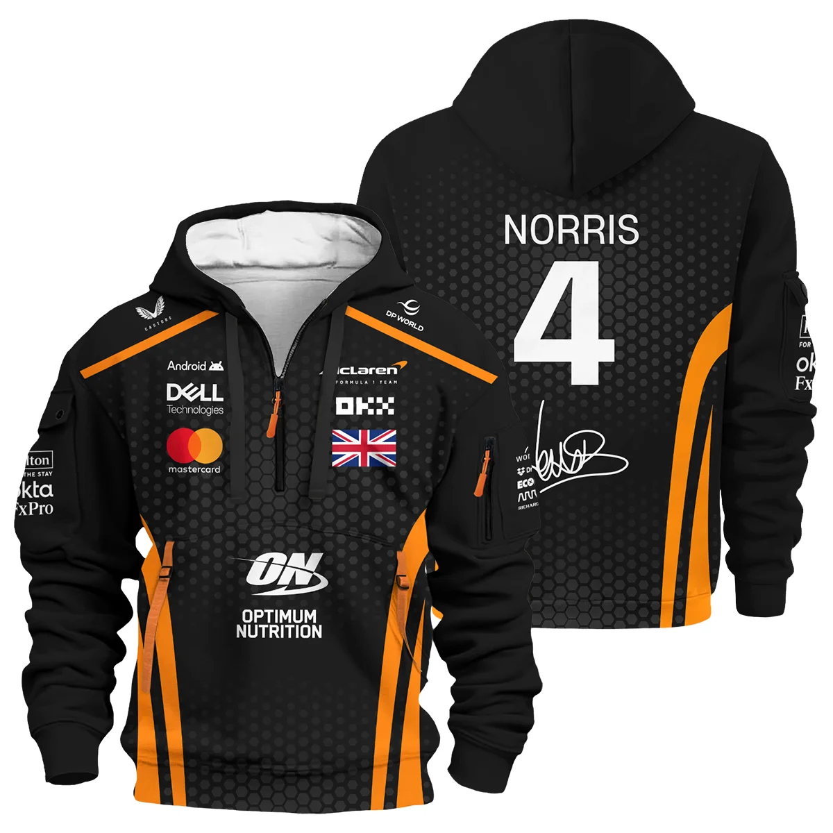 Limited Edition LN4 Papaya Team - Hoodie Half Zip BLNR14925A1HDF Limited Edition LN4 Papaya Team - Hoodie Half Zip BLNR14925A1HDF