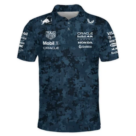 Camo Pattern Red Bull Racing x Hypebeast Replica Polo Shirt BLRBR11025A1PL