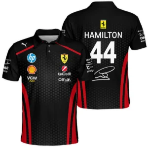 Limited Edition Lewis Hamilton Ferrari F1 Team - T-Shirt BLH281025A1TS Limited Edition Lewis Hamilton Ferrari F1 Team - T-Shirt BLH281025A1TS