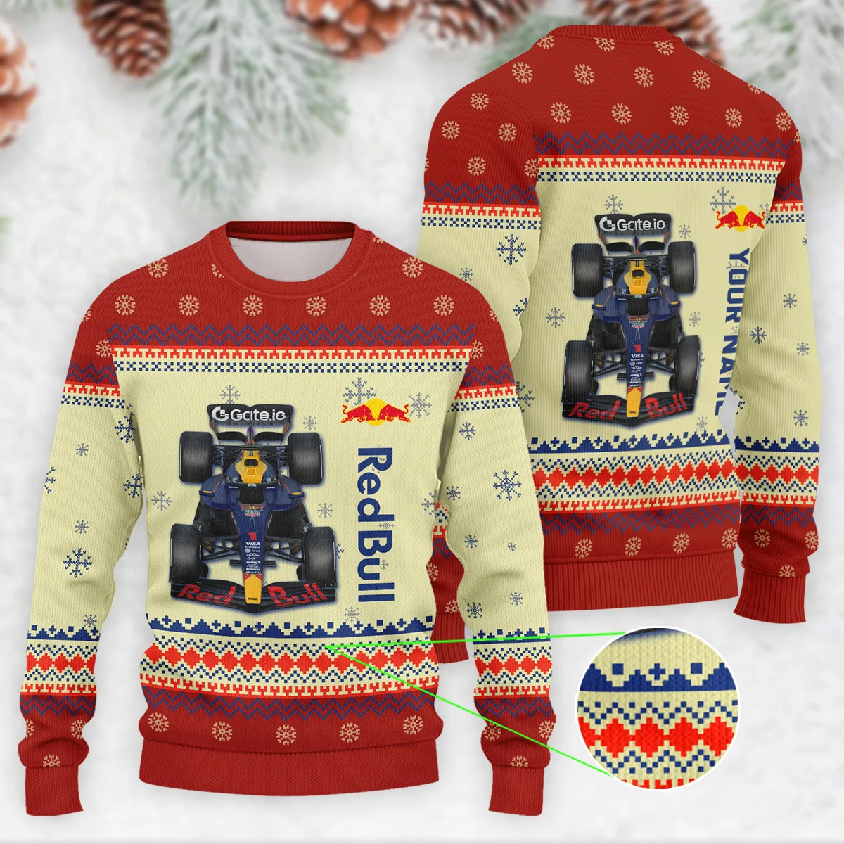 Personalised 2025 Car Red Bull Racing Formula 1 - Ugly Sweater BLVAF1220925A24RBR Personalised 2025 Car Red Bull Racing Formula 1 - Ugly Sweater BLVAF1220925A24RBR