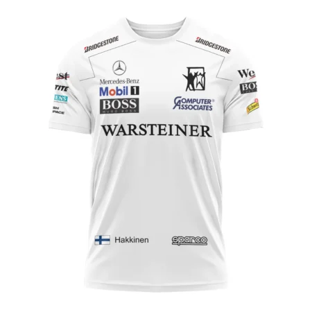 1998 WDC Mika Hakkinen Racing Suit McLaren F1 T-Shirt BLVAMH271025A4TS