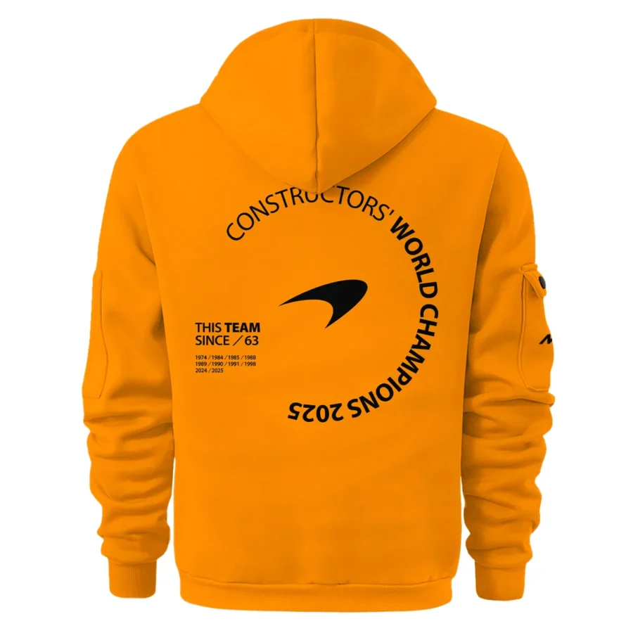 McLaren F1 Team 2025 Constructors' Champions Hoodie Half Zip BLMCL51025A2HDF