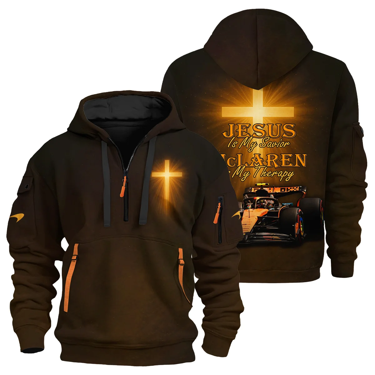 Jesus is my Savior - Hoodie Half Zip BLMCL251025A1HDF Jesus is my Savior - Hoodie Half Zip BLMCL251025A1HDF