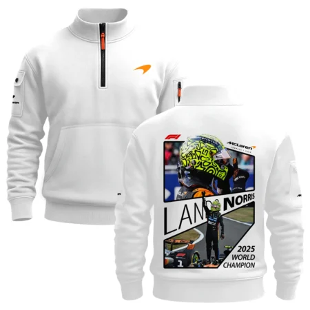 2025 WDC Lando Norris McLaren F1 Team Sweatshirt Zipper BLNRWDCA4SHZ 2025 WDC Lando Norris McLaren F1 Team Sweatshirt Zipper BLNRWDCA4SHZ