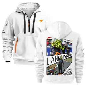 2025 WDC Lando Norris McLaren F1 Team Sweatshirt Zipper BLNRWDCA4SHZ 2025 WDC Lando Norris McLaren F1 Team Sweatshirt Zipper BLNRWDCA4SHZ