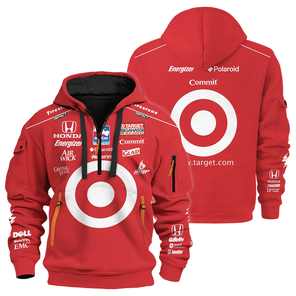 2008 Dan Wheldon Racing Suit IndyCar Series Hoodie Half Zip BLVADW221125A3HDF 2008 Dan Wheldon Racing Suit IndyCar Series Hoodie Half Zip BLVADW221125A3HDF