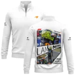 2025 WDC Lando Norris McLaren F1 Team Quarter-Zip Sweatshirt BLNRWDCA4QZS