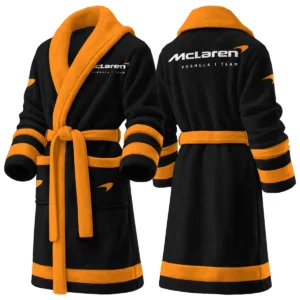 McLaren F1 Team Designed For Fans Coral Fleece Bathrobe BLMCL201225A2