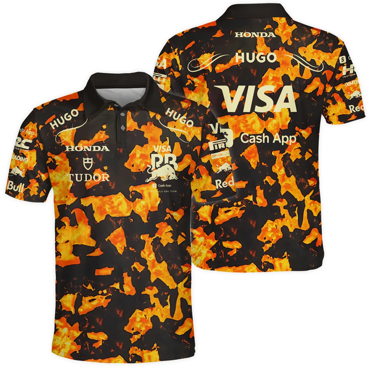 2025 United States GP Racing Bulls F1 Polo Shirt BLVARCB281125AGPPL 2025 United States GP Racing Bulls F1 Polo Shirt BLVARCB281125AGPPL