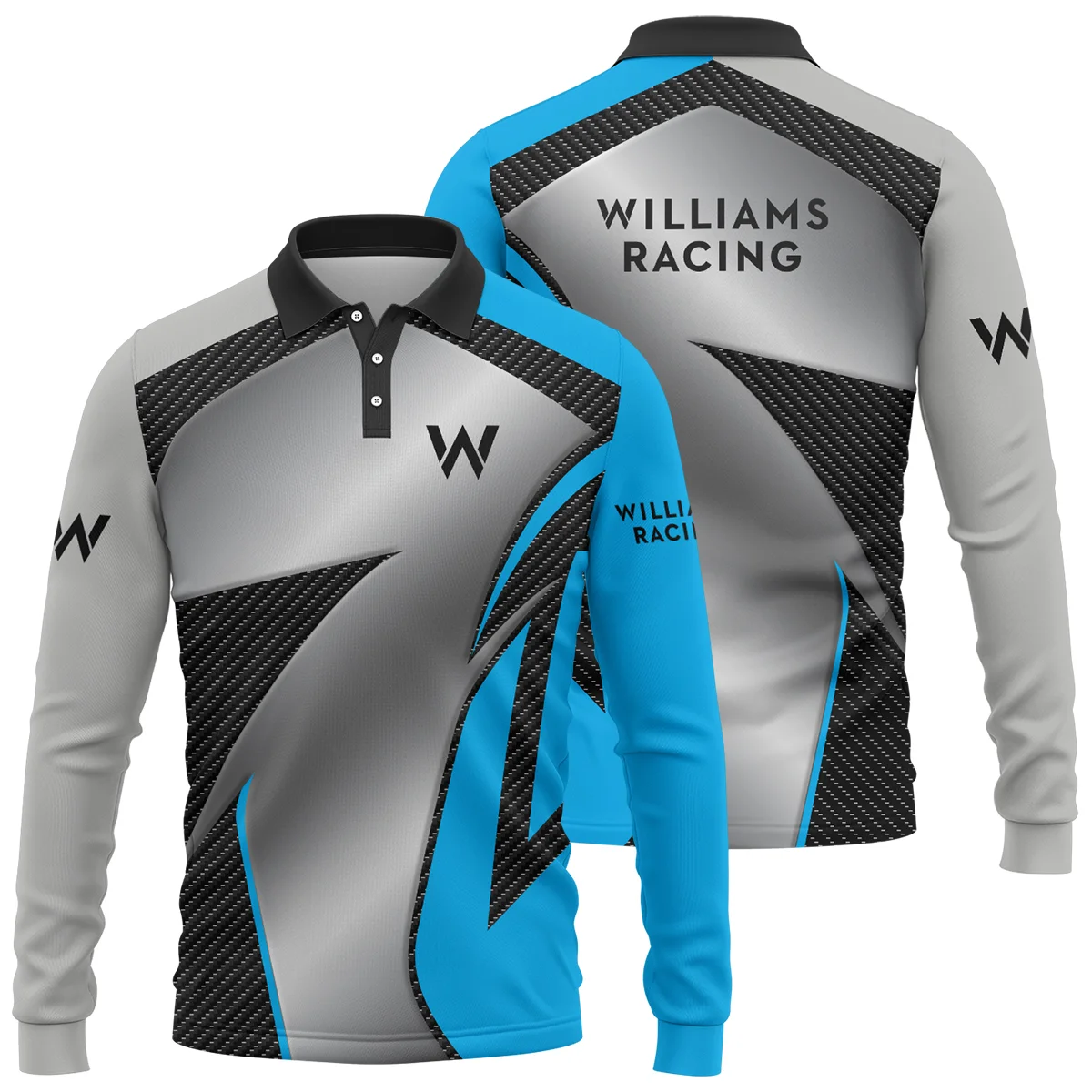 Williams F1 Team For Fans - Long Polo Shirt BLVAF1031225A2WILLPL Williams F1 Team For Fans - Long Polo Shirt BLVAF1031225A2WILLPL