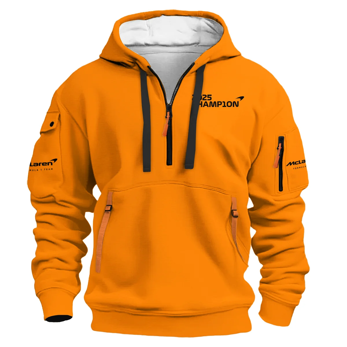 2025 Driver Champion Lando Norris McLaren F1 Team Hoodie Half Zip BLNRWDCA9HDF 2025 Driver Champion Lando Norris McLaren F1 Team Hoodie Half Zip BLNRWDCA9HDF
