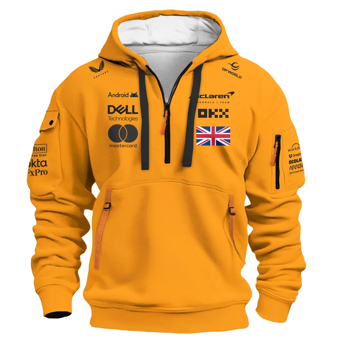 Champion 2025 Lando Norris McLaren F1 Team Hoodie Half Zip BLVALN051225A2HDF Champion 2025 Lando Norris McLaren F1 Team Hoodie Half Zip BLVALN051225A2HDF