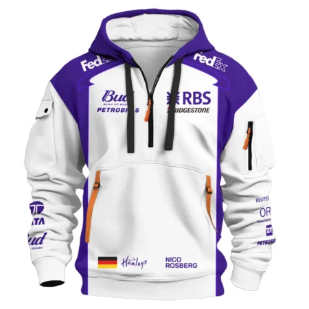 2006 Nico Rosberg Racing Suit Williams F1 Hoodie Half Zip BLVANR281125A2HDF