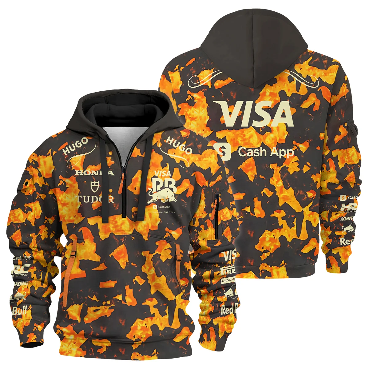 2025 United States GP Racing Bulls F1 Hoodie Half Zip BLVARCB281125AGPHDF 2025 United States GP Racing Bulls F1 Hoodie Half Zip BLVARCB281125AGPHDF