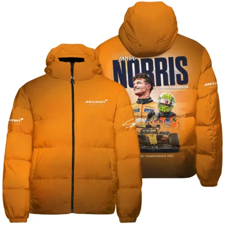 F1 Drivers' Championship 2025 Lando Norris McLaren F1 Team Down & Puffer Jackets BLNRWDCA10HCJ