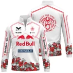 Japanese GP Unleash The Lion Max Verstappen Red Bull Racing F1 Quarter-Zip Sweatshirt BLVAMV281125A5QZS