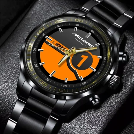 2026 #1 Lando Norris McLaren F1 Stainless Steel Watch BLNR21126A3