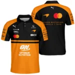 2026 McLaren F1 Teamwear For Fans Polo Shirt BLMCL25126A1PL - Orange