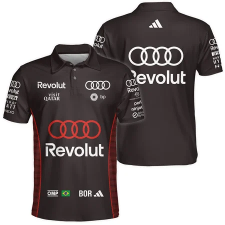 2026 Gabriel Bortoleto Audi F1 Teamwear For Fans Polo Shirt BLVAAUDI230125A02PL