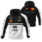 2026 McLaren F1 Teamwear For Fans Hoodie Quilted Waffle BLMCL25126A2HQW - White