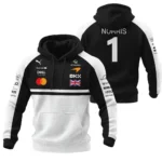 2026 Lando Norris McLaren F1 Teamwear Hoodie Quilted Waffle BLNR26126A2HQW - White
