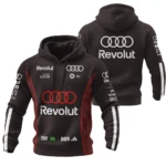 2026 Gabriel Bortoleto Audi F1 Teamwear For Fans Hoodie Quilted Waffle BLVAAUDI230125A02HQW