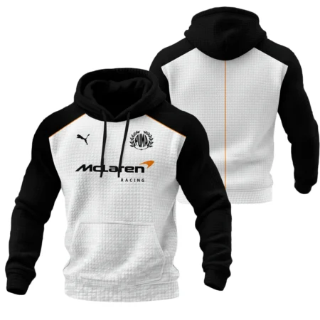 2026 McLaren x Puma F1 Teamwear For Fans Hoodie Quilted Waffle BLVAMCL230125A02HQW