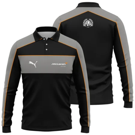 2026 McLaren x Puma F1 Teamwear For Fans Long Polo Shirt BLVAMCL230125A01LPL