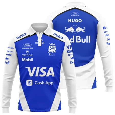 2026 Racing Bulls F1 Teamwear For Fans Long Polo Shirt BLVARAC160125A02LPL