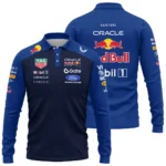 2026 Red Bull Racing F1 Teamwear For Fans Long Polo Shirt BLVARB160125A02LPL