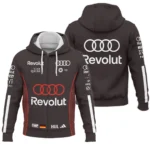 2026 Nico Hulkenberg Audi F1 Teamwear For Fans Zipper Hoodie BLVAAUDI230125A01ZHD