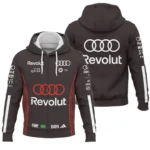 2026 Gabriel Bortoleto Audi F1 Teamwear For Fans Zipper Hoodie BLVAAUDI230125A02ZHD