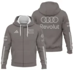 2026 Audi F1 Teamwear For Fans Zipper Hoodie BLVAAUDI230125A03ZHD