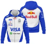 2026 Racing Bulls F1 Teamwear For Fans Zipper Hoodie BLVARAC160125A01ZHD