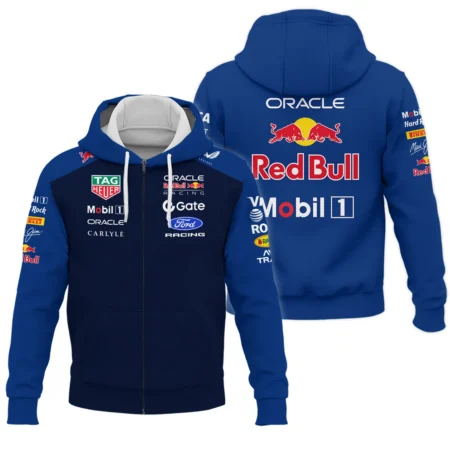 2026 Red Bull Racing F1 Teamwear For Fans Zipper Hoodie BLVARB160125A02ZHD