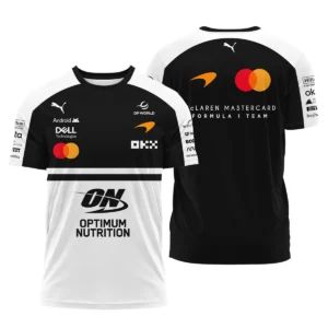 2026 McLaren F1 Teamwear For Fans Quarter Zip Sweatshirt BLMCL25126A2QZS - White