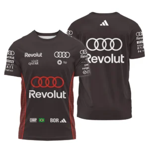 2026 Gabriel Bortoleto Audi F1 Teamwear For Fans Quarter Zip Sweatshirt BLVAAUDI230125A02QZS