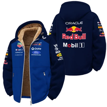 2026 Red Bull Racing F1 Teamwear For Fans Winter Fleece Jacket BLVARB160125A01WFJ