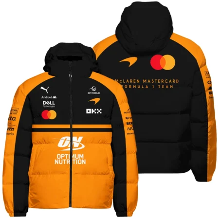 2026 McLaren F1 Teamwear For Fans Down & Puffer Jackets BLMCL25126A1HCJ - Orange