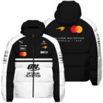 2026 McLaren F1 Teamwear For Fans Down & Puffer Jackets BLMCL25126A2HCJ - White